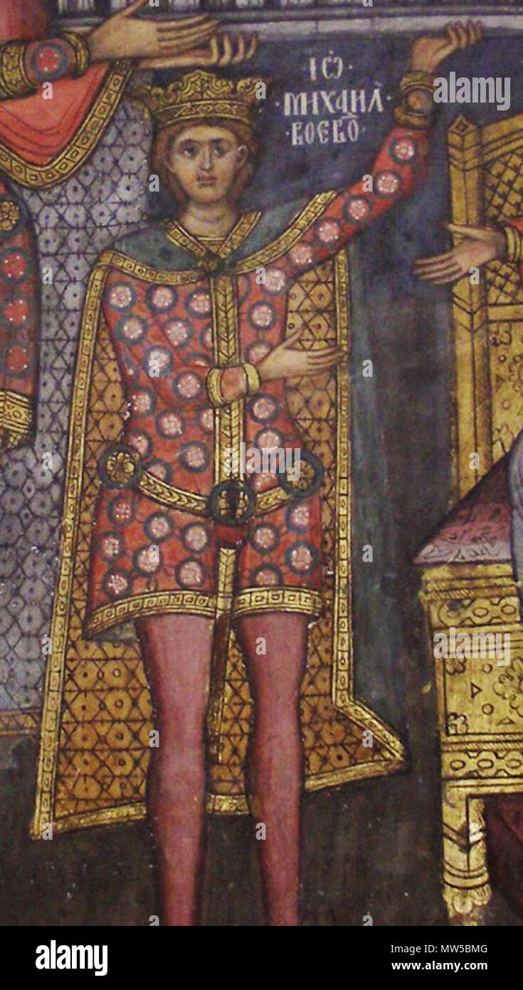. English: Mihail I, prince of Wallachia, son of Mircea cel Batran . 24 February 2014, 20:01:52. Unknown 416 Mihail I of Wallachia Stock Photo