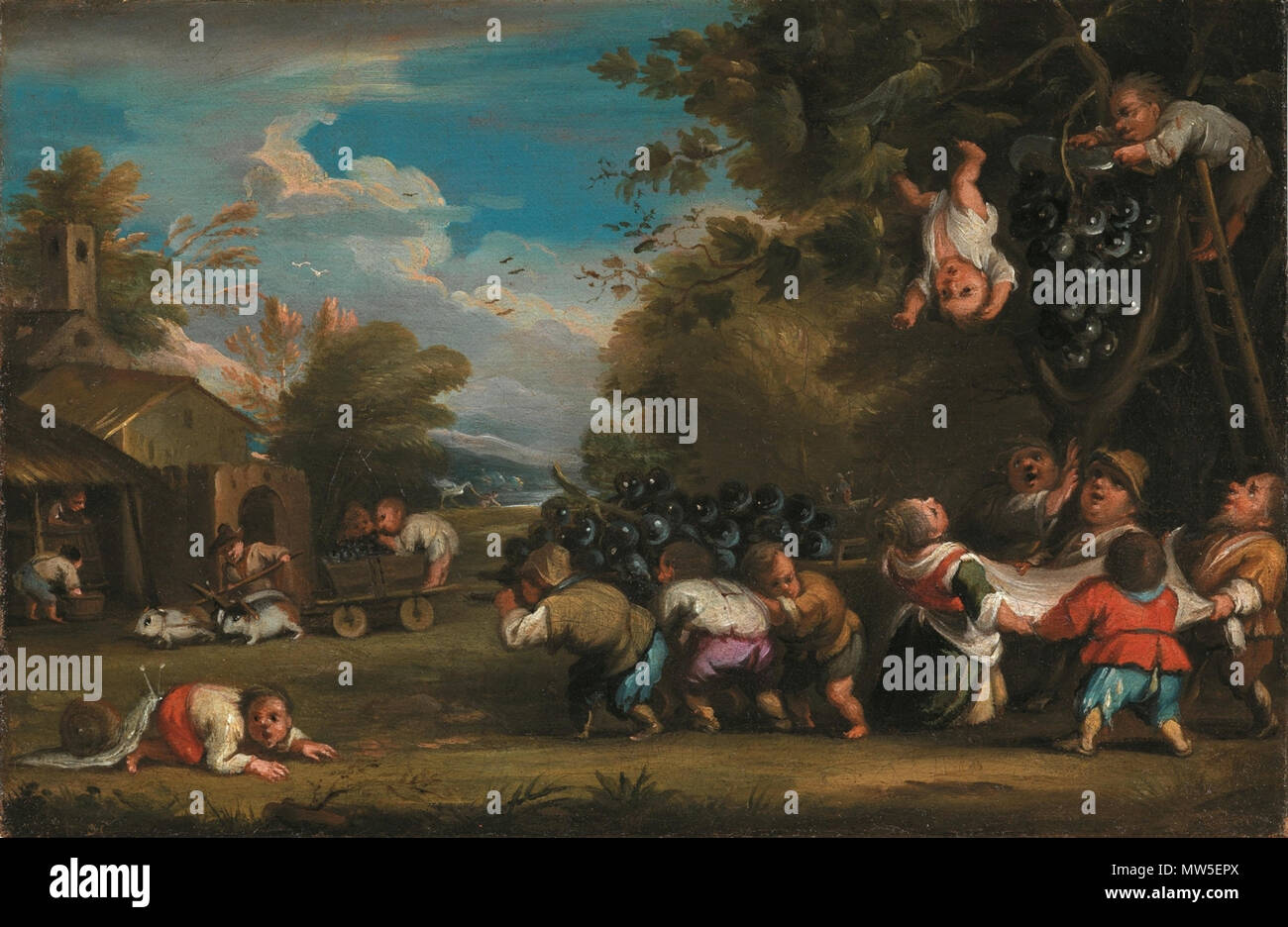203 Faustino Bocchi L’Autunno, 1690 - 1695 ca. Firenze, Galleria Palatina Stock Photo