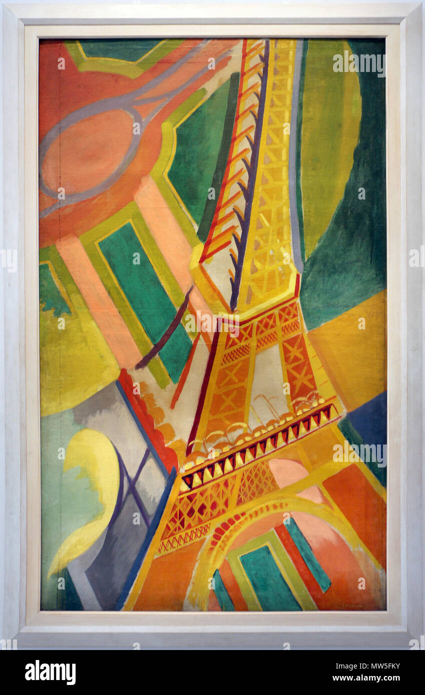 .  Français : Tour Eiffel  . 1926 ; 2016-06-17 13:08:53. Sailko 523 Robert delaunay, tour eiffel, 1926 Stock Photo