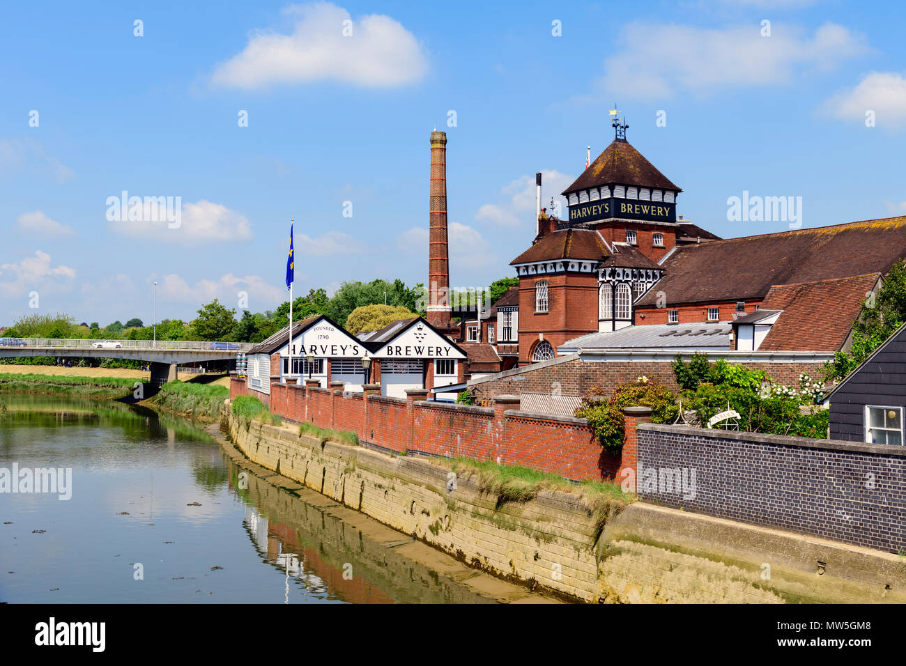 Harveys brewery Lewes East Sussex established 1790 Stock Photo Alamy