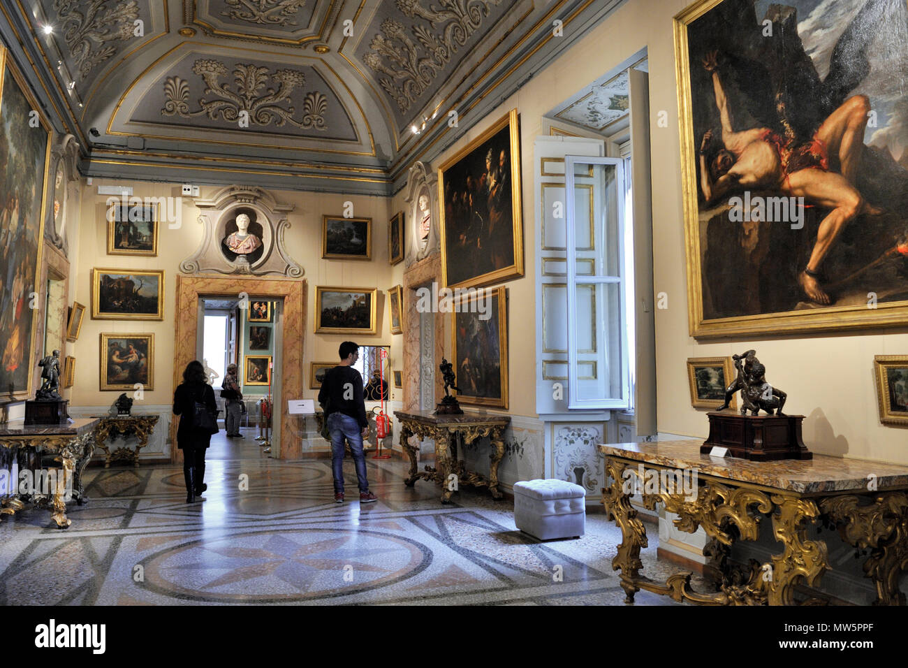 italy, rome, palazzo corsini, galleria nazionale di arte antica, corsini collection art gallery Stock Photo