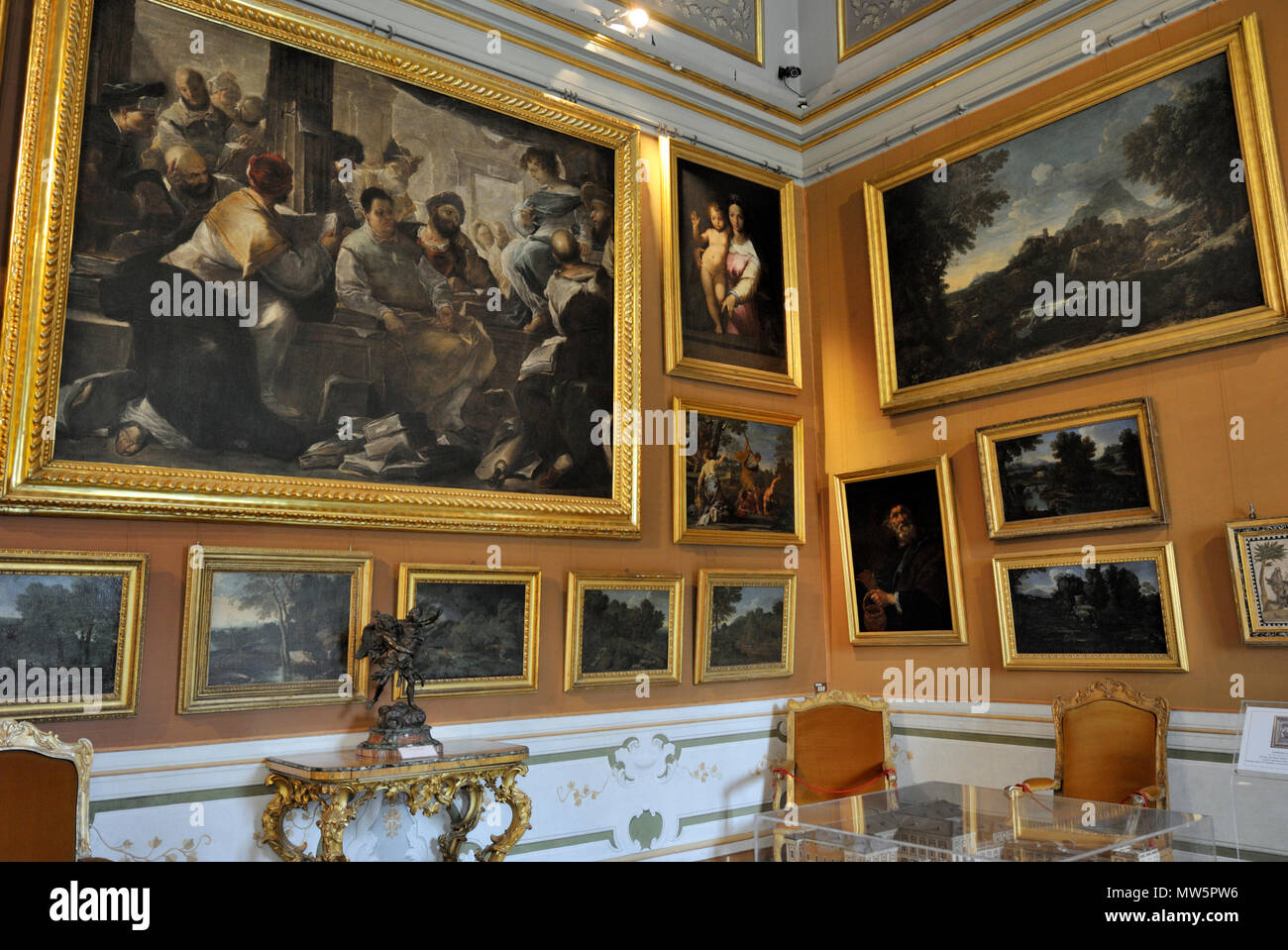 Italy, Rome, Palazzo Corsini, Galleria Nazionale di Arte Antica, Corsini collection art gallery Stock Photo