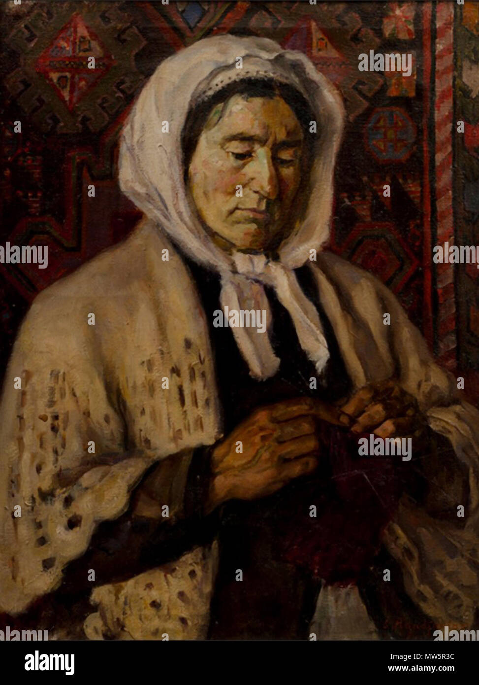 . Степан (Степанос) Меликсетович Агаджанян (16 (28) декабря 1863, Шуша, Бакинская губерния — 13 декабря 1940, Ереван, Армянская ССР) — армянский живописец-портретист, педагог, народный художник Армянской ССР (1938). ======================== Stepan Meliksetovich Aghajanian (Armenian: Ստեփան Մելիքսեթի Աղաջանյանը; December 16, 1863 in Shusha – December 13, 1940 in Yerevan) was an Armenian painter, People's Artist of Armenia (1938). He is one of the main figures in Armenian fine arts of the 20th century, practiced various genres and was particularly distinguished as a portrait artist. www.youtube. Stock Photo