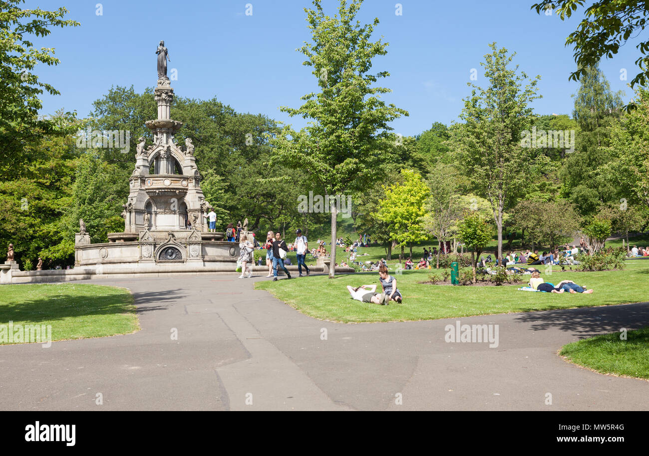 Stewart Memorial Fountain in Sir Joseph Paxton designed Kelvingrove