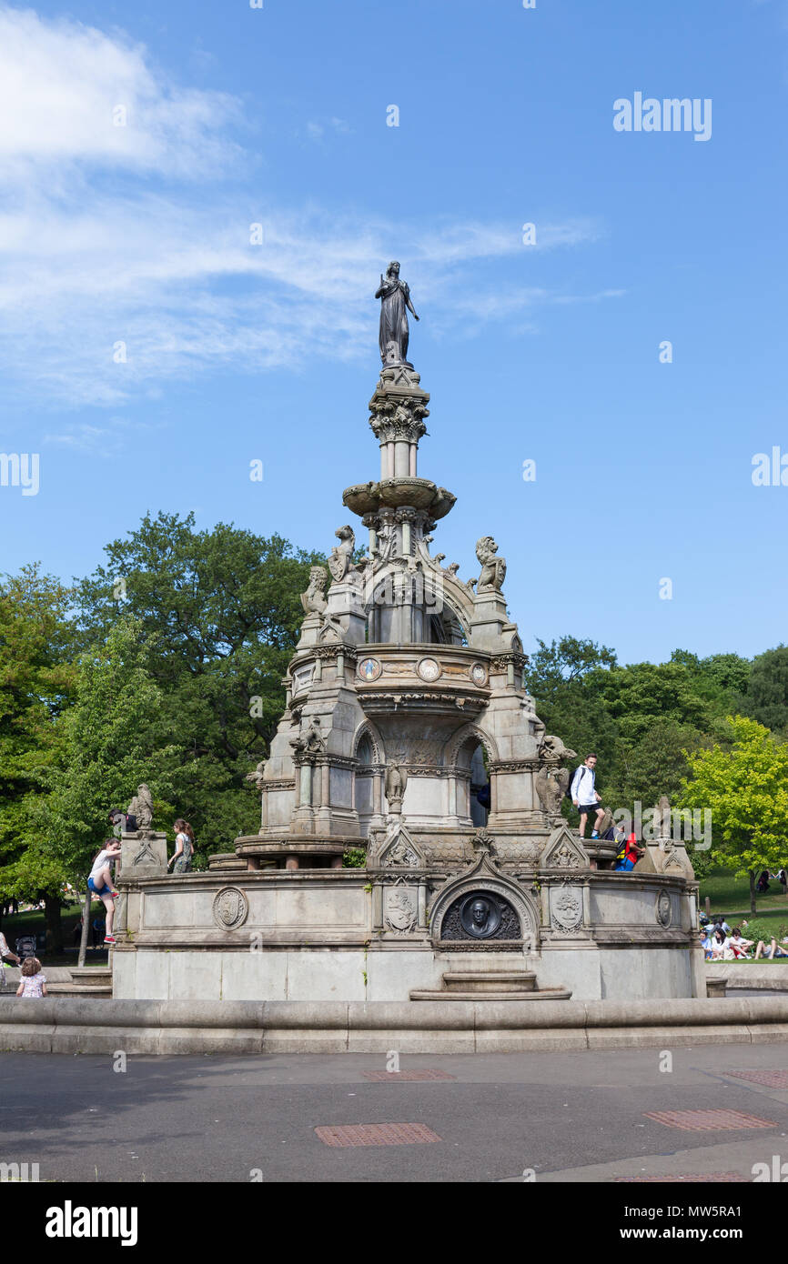 Stewart Memorial Fountain in Sir Joseph Paxton designed Kelvingrove