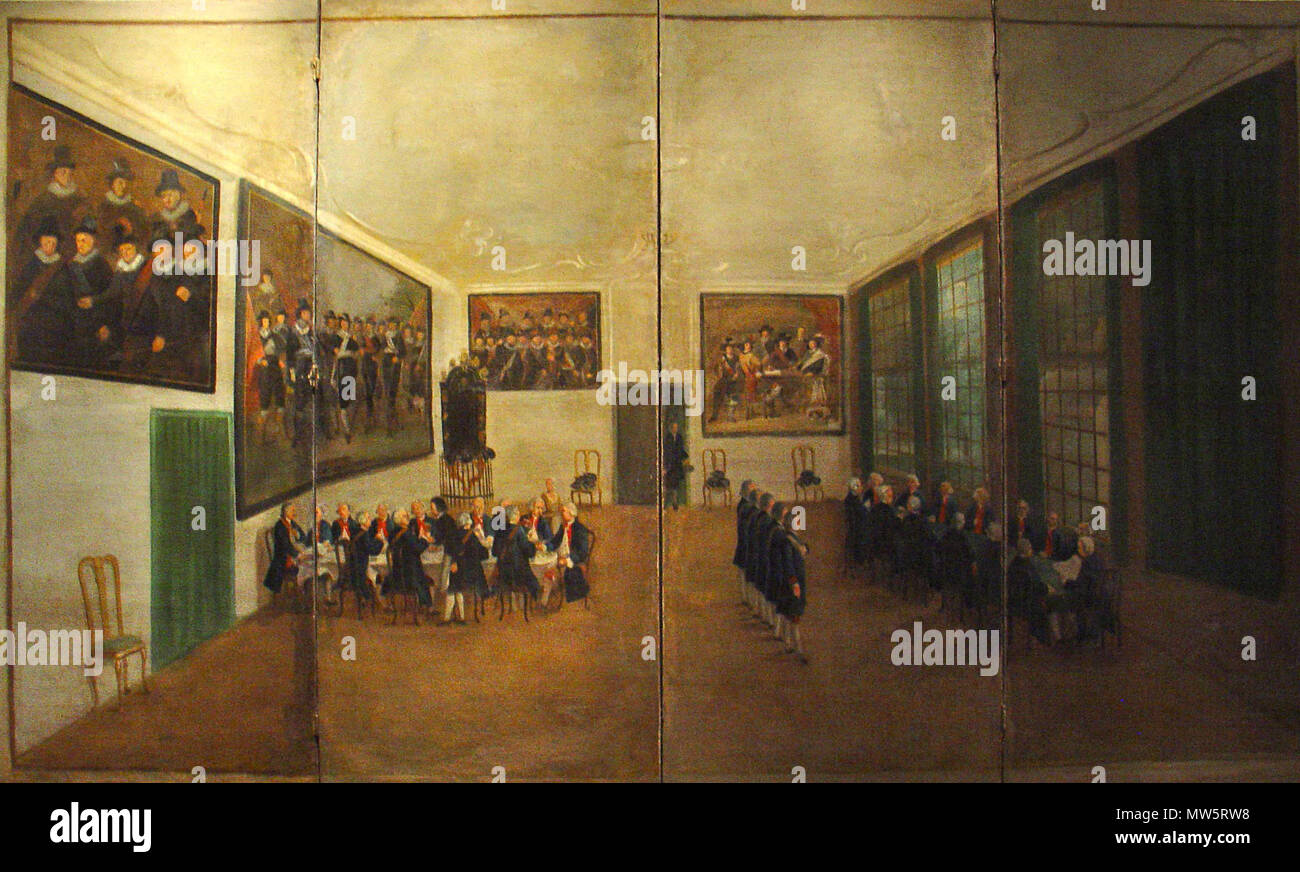 Nederlands: Interieur van de Sint Jorisdoelen te Gouda - kamerscherm ... Nederlands: Interieur van de Sint Jorisdoelen te Gouda - kamerscherm ...