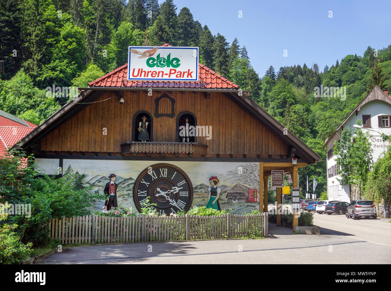 World largest cuckoo clock at Eble clock park, Triberg village, Black