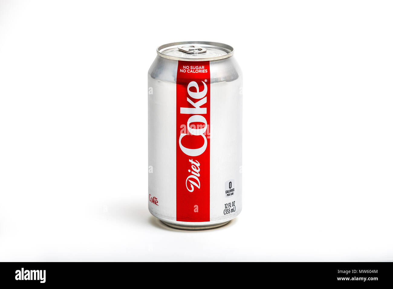 A can of Diet coke Stock Photo