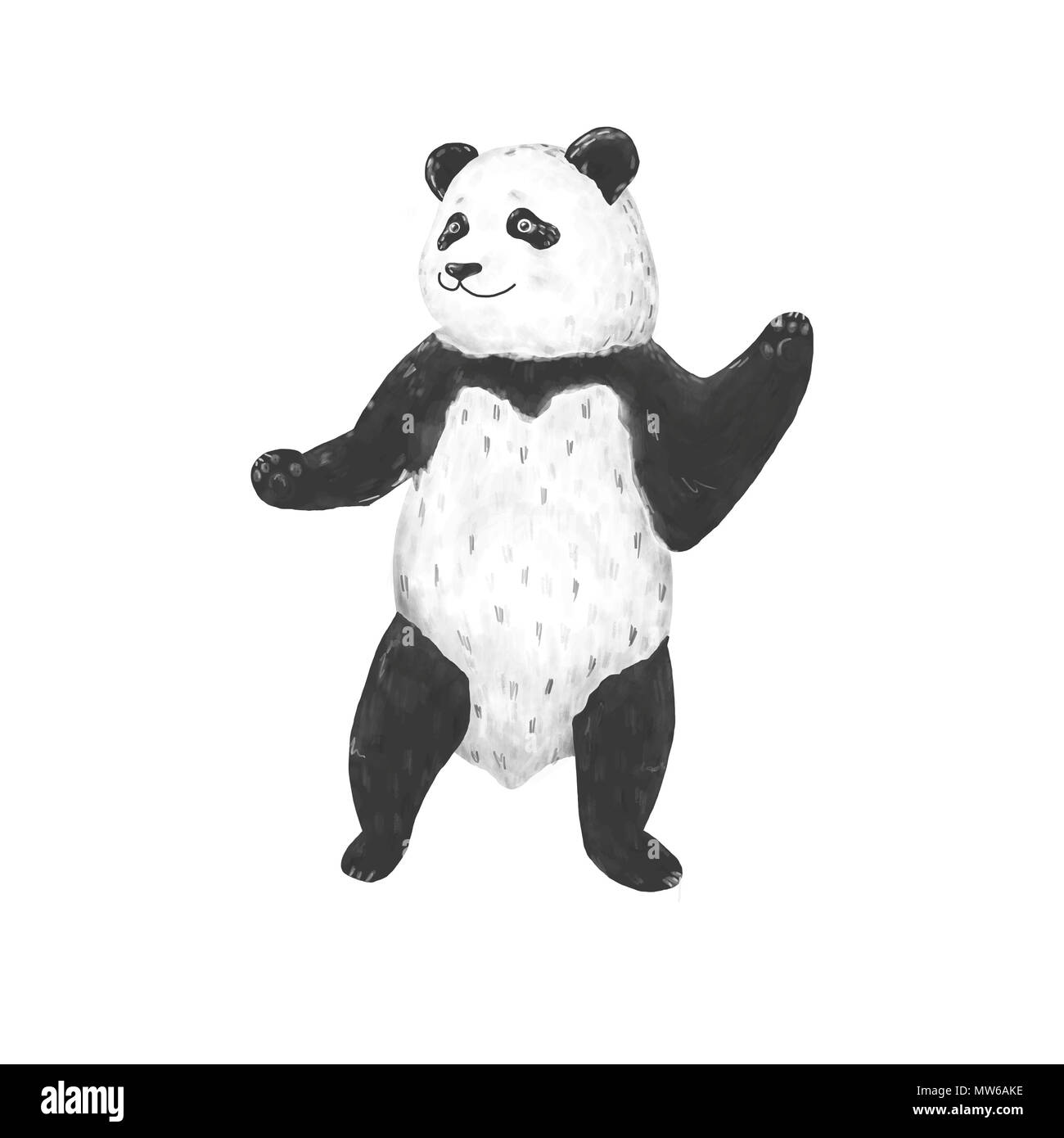 Cartoon pandas to draw