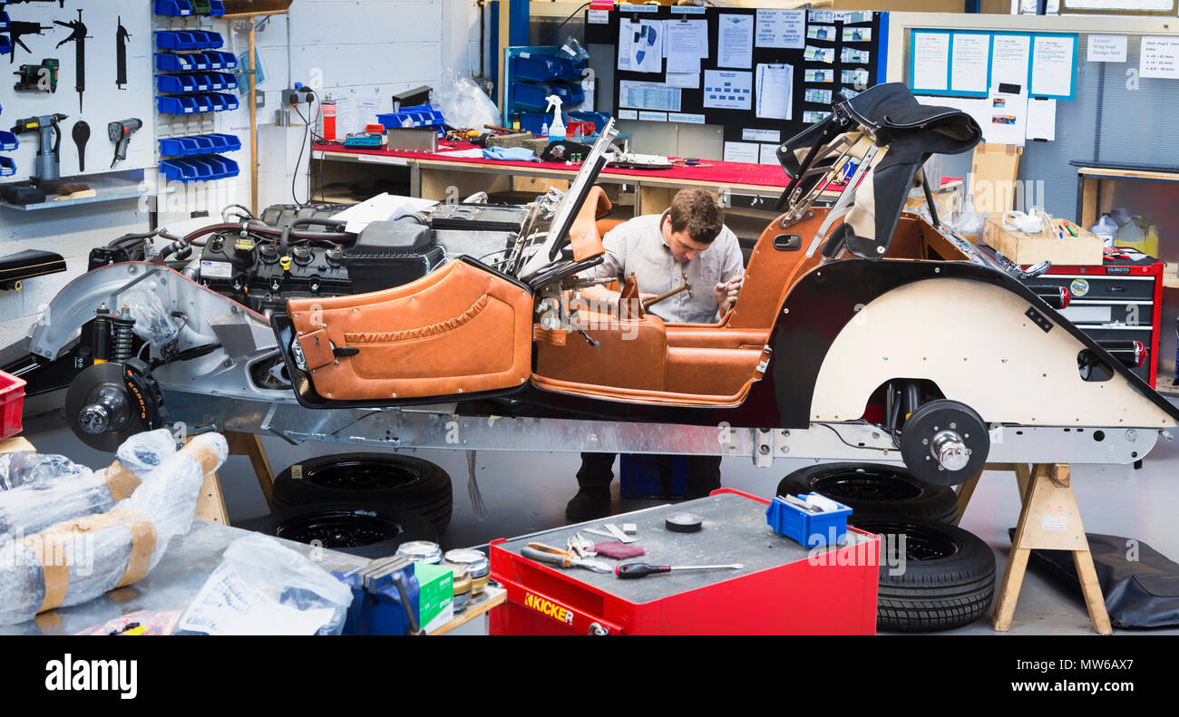 Interior of the Motor Car Company at Malvern Link, Malvern