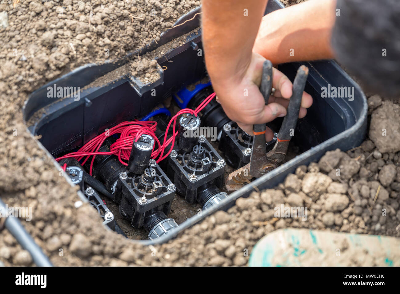 Valve box irrigation hires stock photography and images Alamy