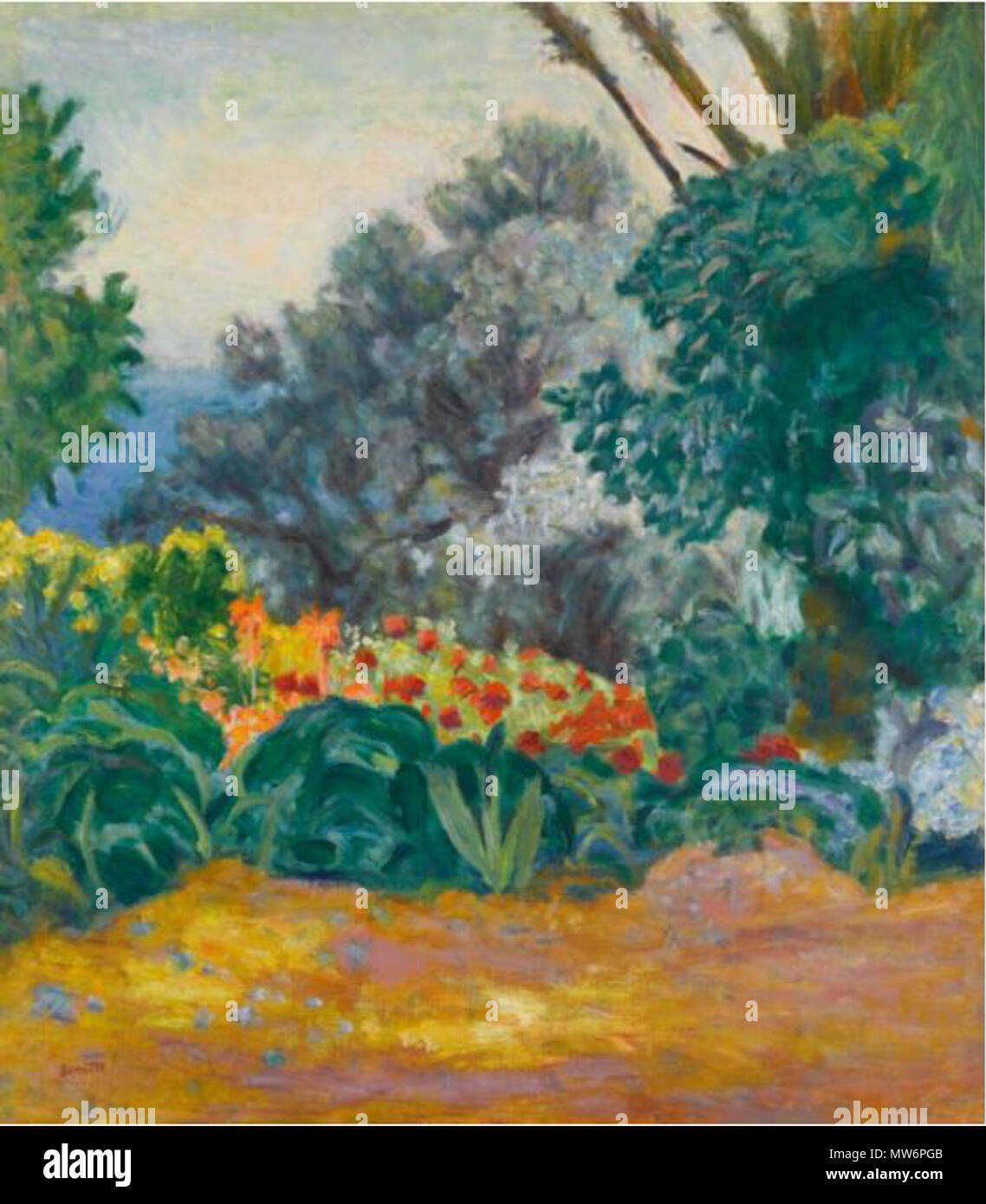 Francais Coin De Jardin Fleuri Or Cactus 1912 90 Coin De Jardin Fleuri Or Cactus Stock Photo Alamy