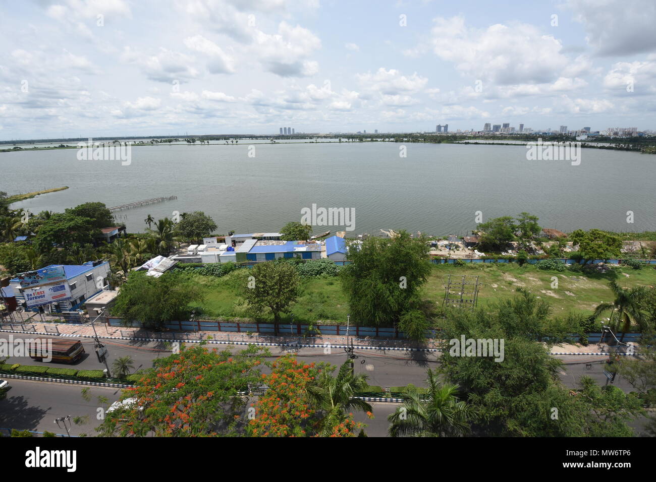 Nalban Waterbody, Salt Lake City, Kolkata Stock Photo - Alamy