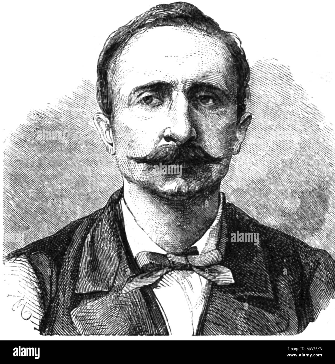 . English: Aleksander Krukowiecki . 1863. Anonymous plate 34 Aleksander Krukowiecki Stock Photo