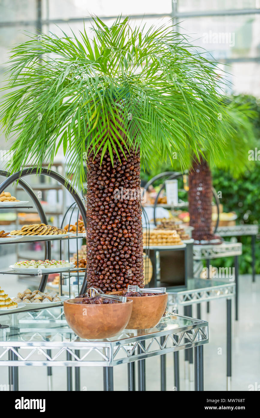 Palm trees made of dates Stock Photo Alamy