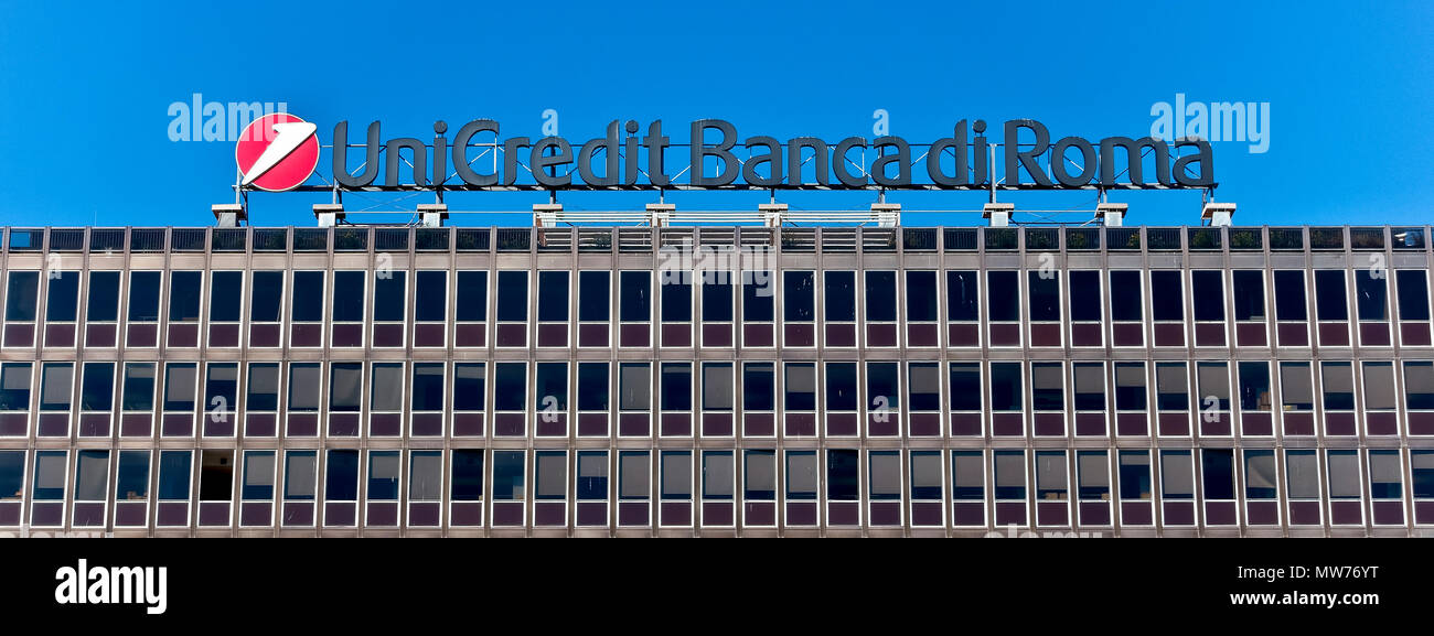 Unicredit Banca Di Roma Bank Headquarters Italian Cbd Central