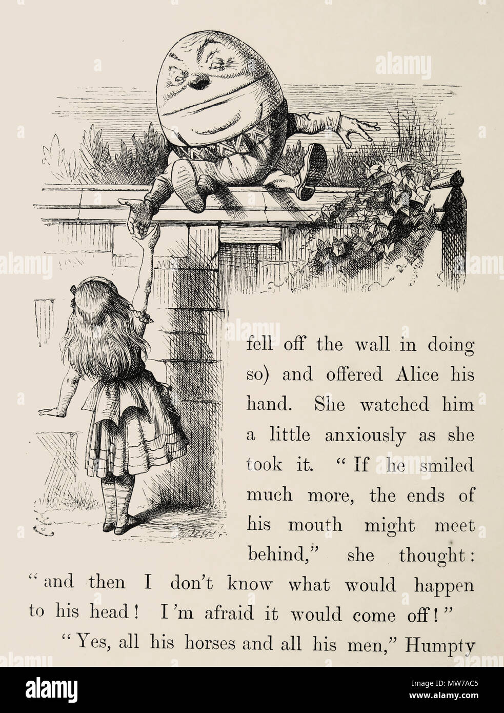  Humpty Dumpty Alice Through The Looking Glass Through The Looking 