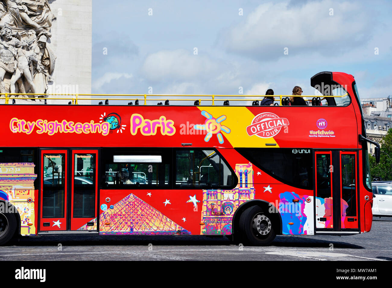 Big Bus Tour Paris France change comin