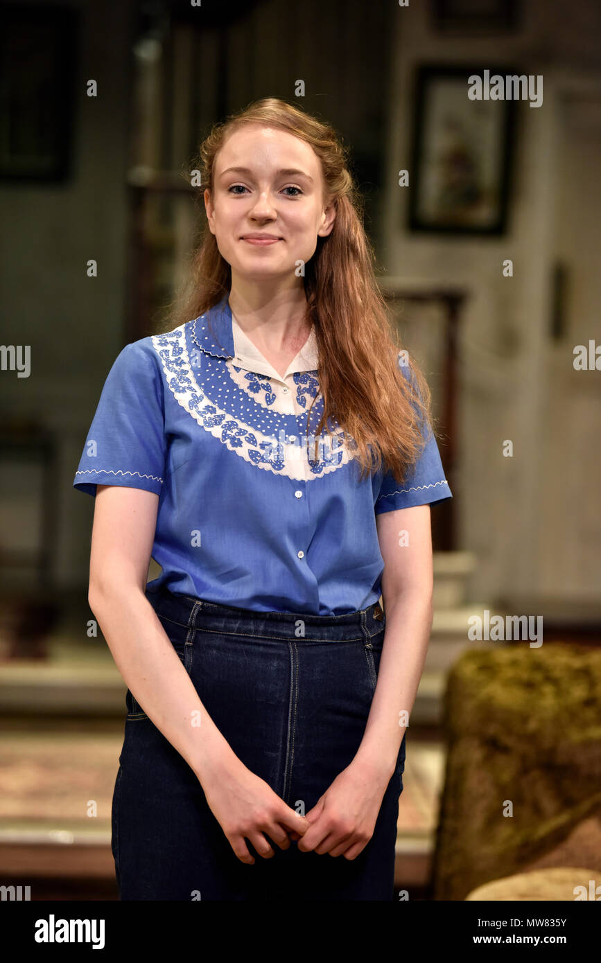 Actress Emma Curtis playing Laurel in Enid Bagnold's The Chalk Garden