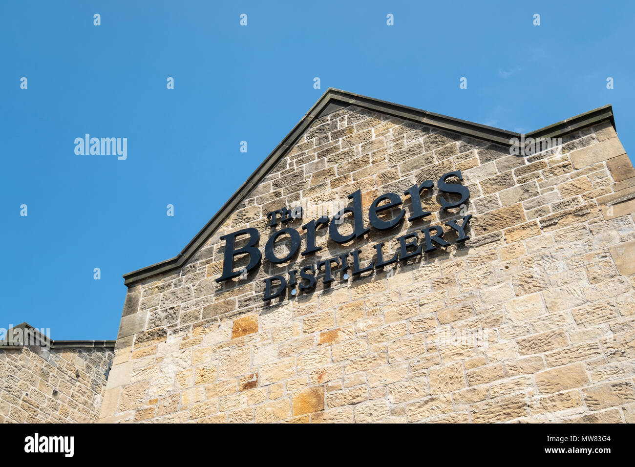 View of new the new Borders Distillery in Hawick, Scotland, UK Stock Photo