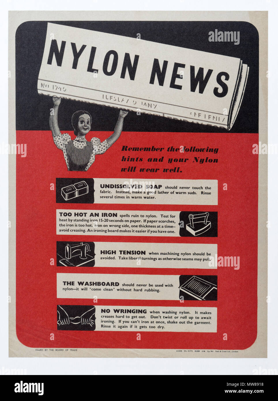 Nylon Ration Poster Nylons and wwii hi-res stock photography and images - Alamy
