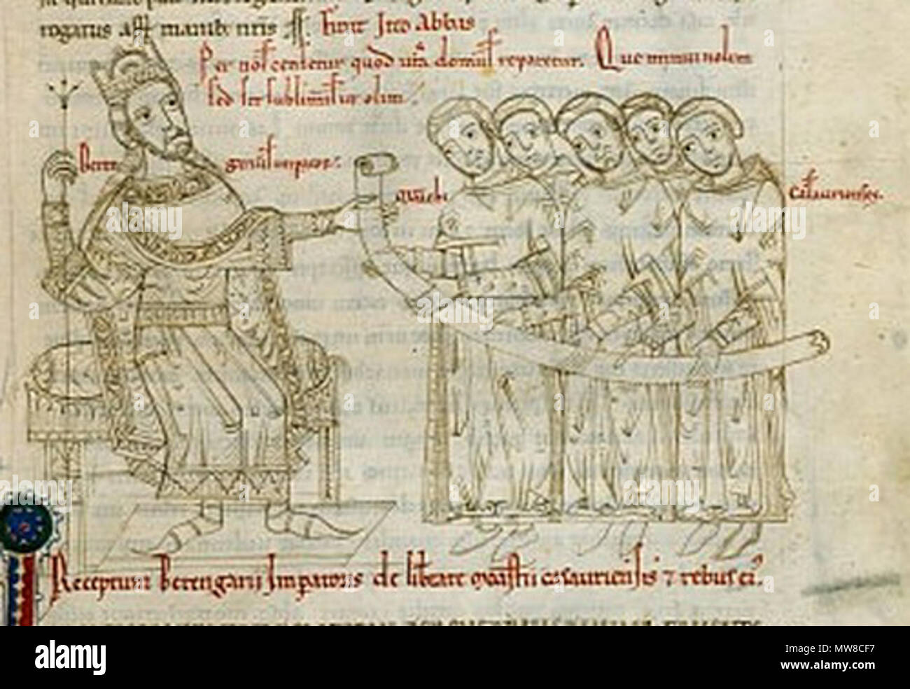. English Berengar I of Italy and the monks of Casauria . 12th century