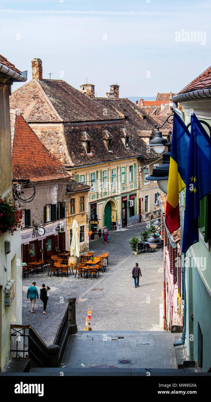 The City's Eyes Sibiu Hermannstadt Romania Art Print