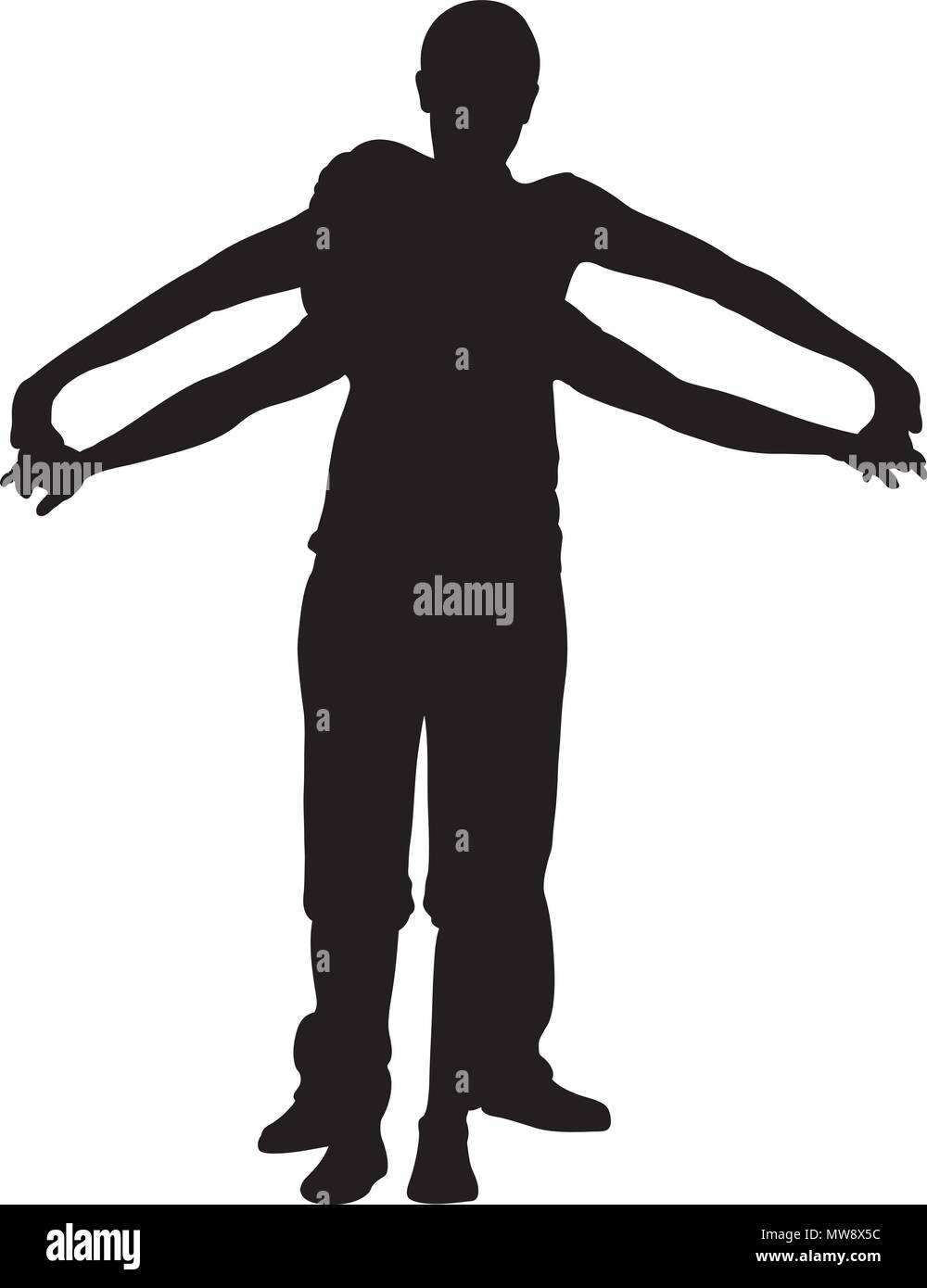 Couple holding hands isolated on white Stock Vector Image & Art - Alamy