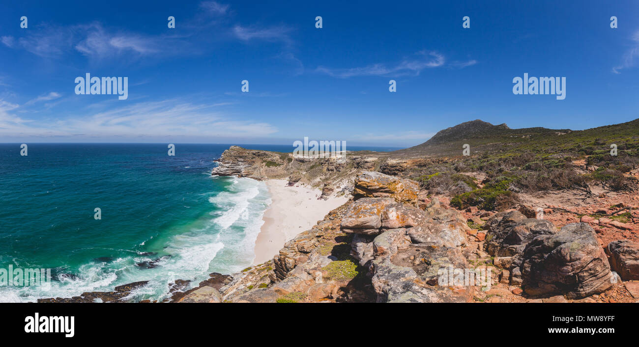 Panorama of Diaz Beach at Cape Point in Cape Town Stock Photo Alamy