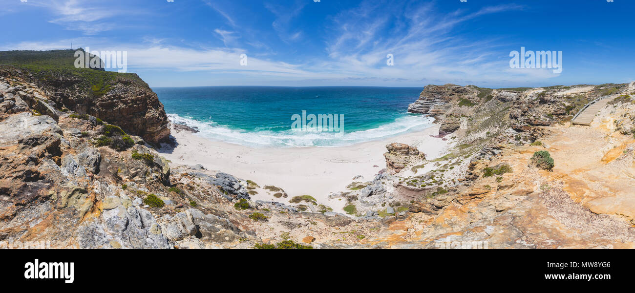 Panorama of Diaz Beach at Cape Point in Cape Town Stock Photo Alamy