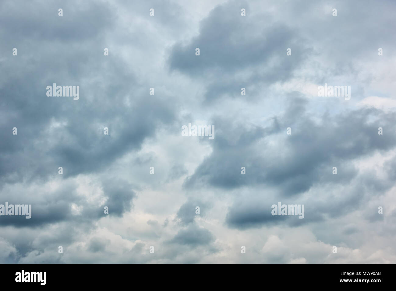 Cloudiness - Grey clouds, may be used as background Stock Photo