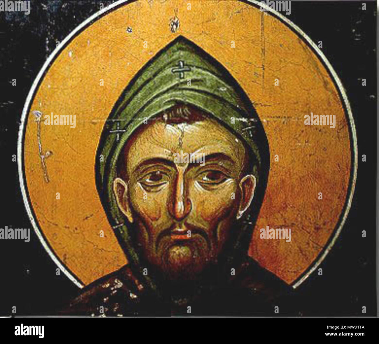 . English Fresco of saint Gavril of Lesnovo, Lesnovo monastery XIV