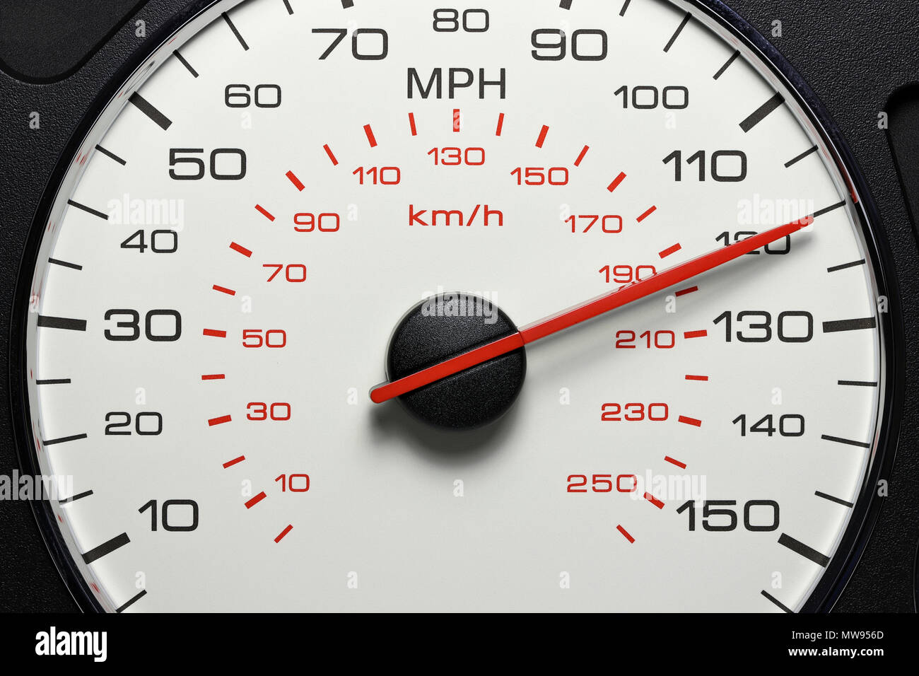 Speedometer 120 km h hi-res stock photography and images - Alamy
