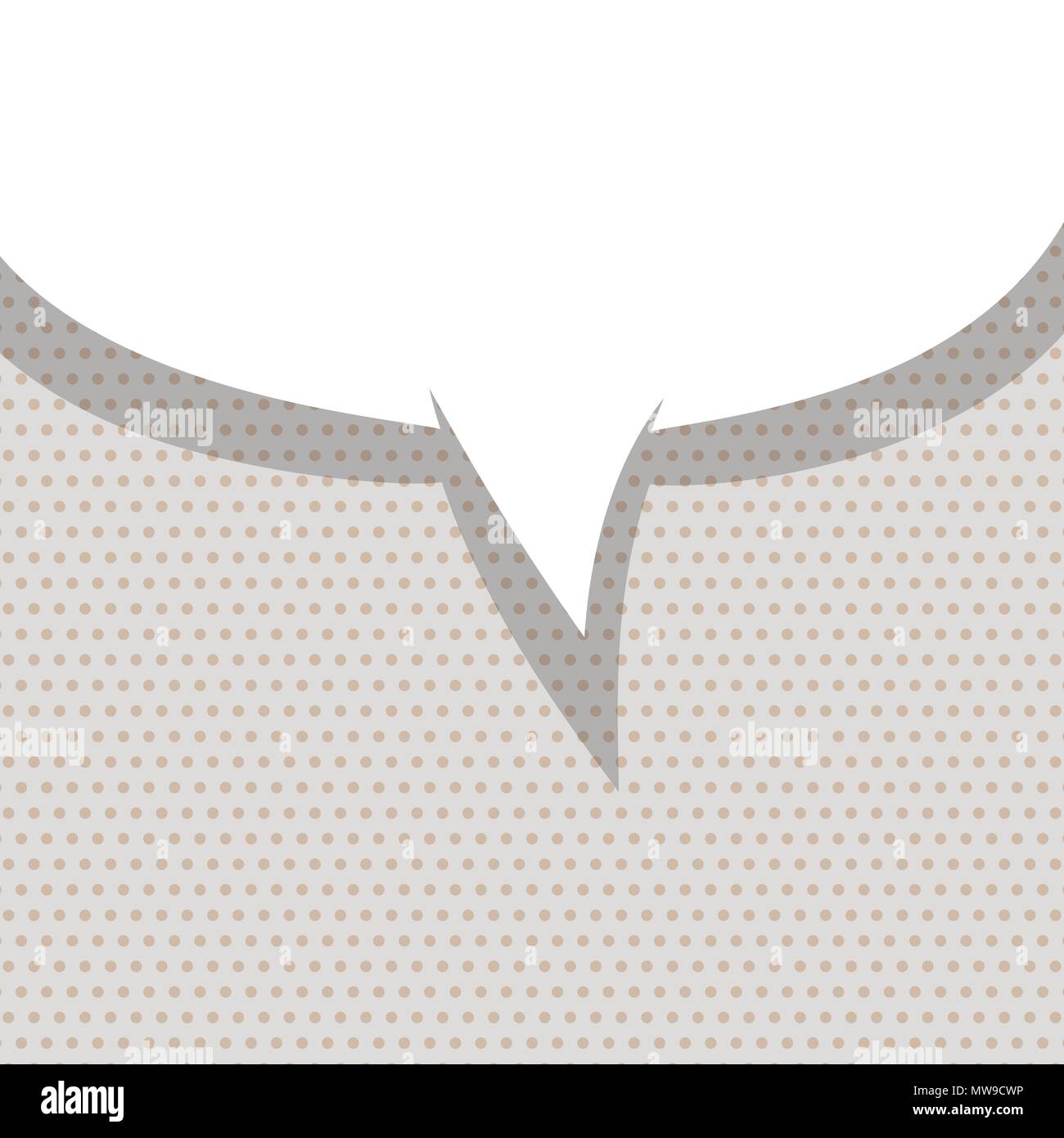 White dialog empty cloud for comic text. Colored announced speech ...
