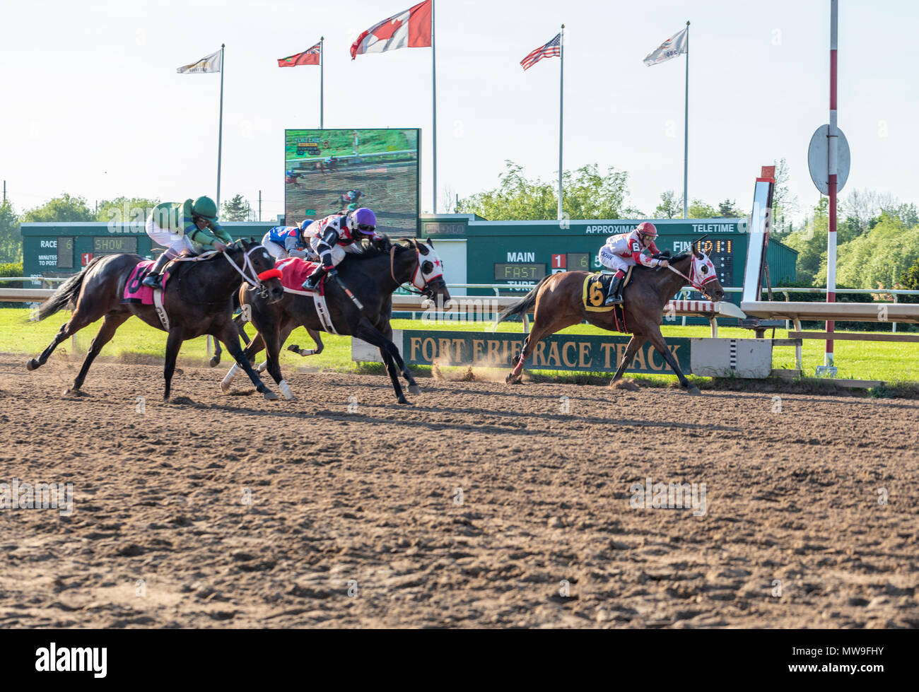 Opening Day 2018 Fort Erie Racetrack Stock Photo