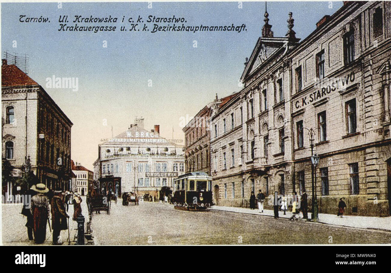 . English: Imperial and Royal Starostwo in Tarnów. Polski: C.K. Starostwo w Tarnowie. . N/N 132 Ck starostwo tarnow Stock Photo