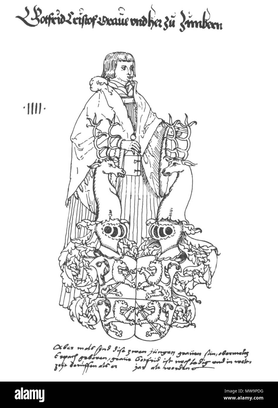 . Gottfried Christoph Graf von Zimmern, Domherr zu Straßburg und