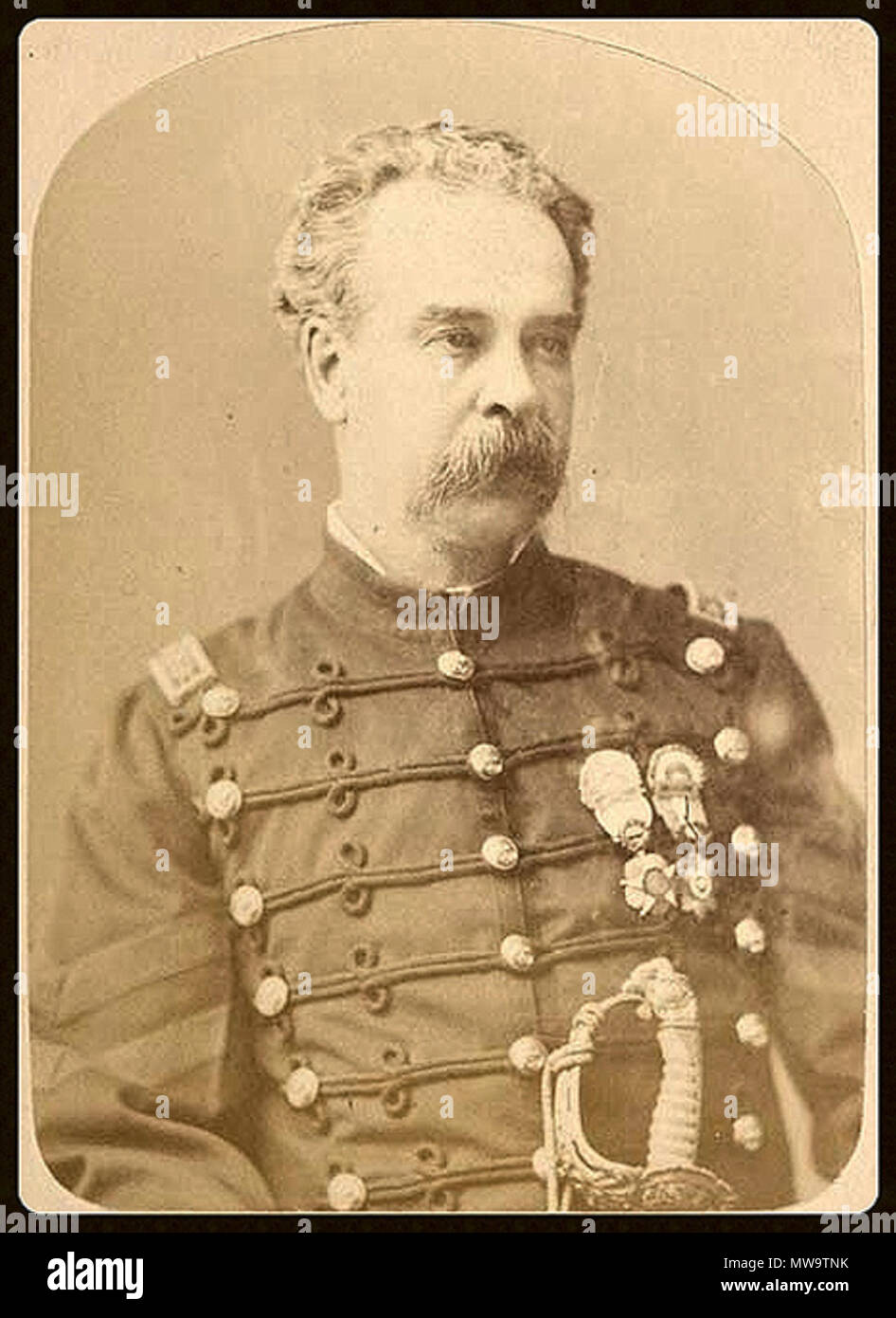 . English: Coronel Martiniano Urriola, comando la ocupacion deArequipa en 1883 . 1883. Unknown 143 Coronel Martiniano Urriola Stock Photo