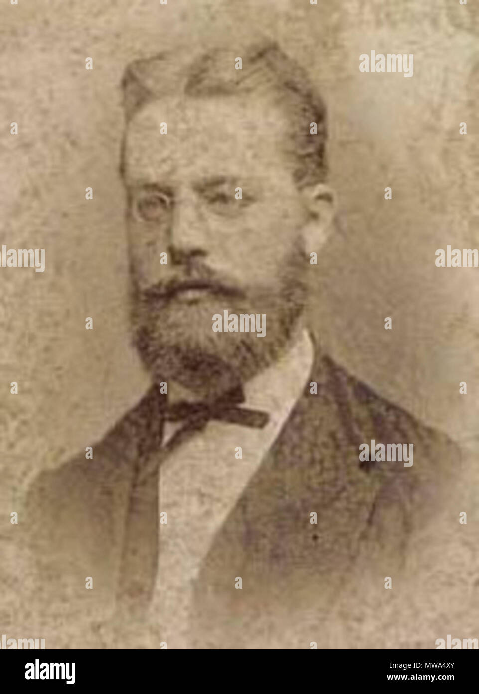 Dansk: Peter Christopher Gram Leuning (1847-1926), rektor . circa 1900.  fotograf Ludvig Grundtvig (1836-1901) 129 Christopher Leuning Stock Photo -  Alamy