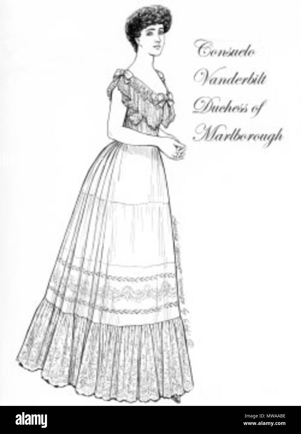 Consuelo vanderbilt wedding Black and White Stock Photos & Images - Alamy