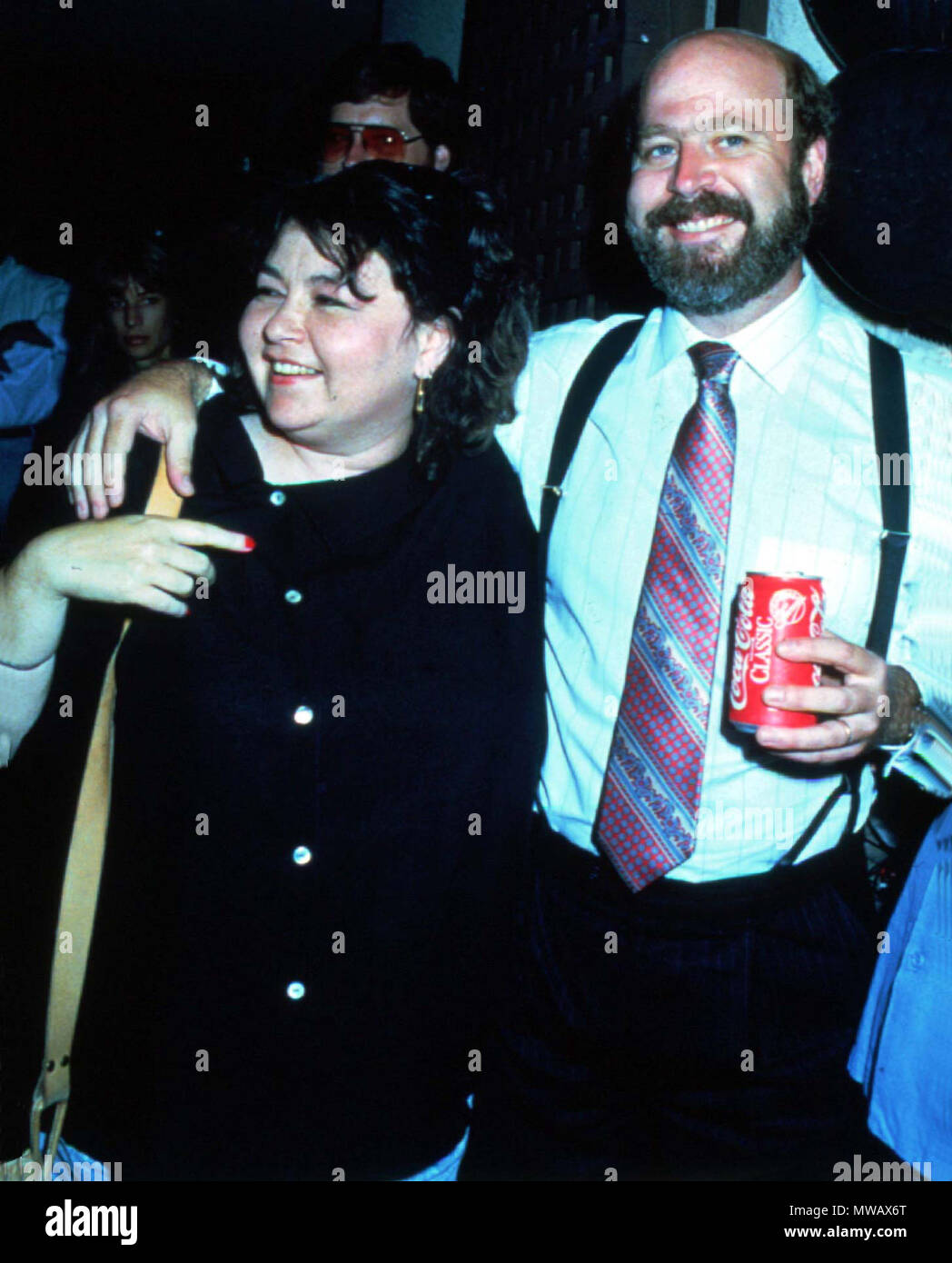 Los Angeles.CA.USA. LIBRARY: Roseanne Barr and Bill Pentland (married