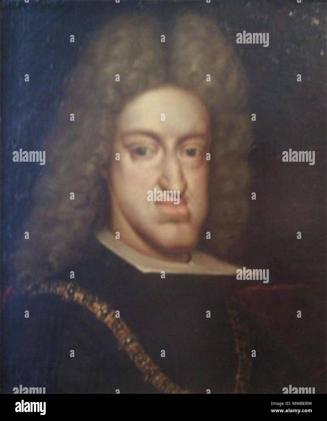 . Charles II of Spain . circa 1700. name lost 114 Carlos-II-de-Espana 1661-1700 Stock Photo