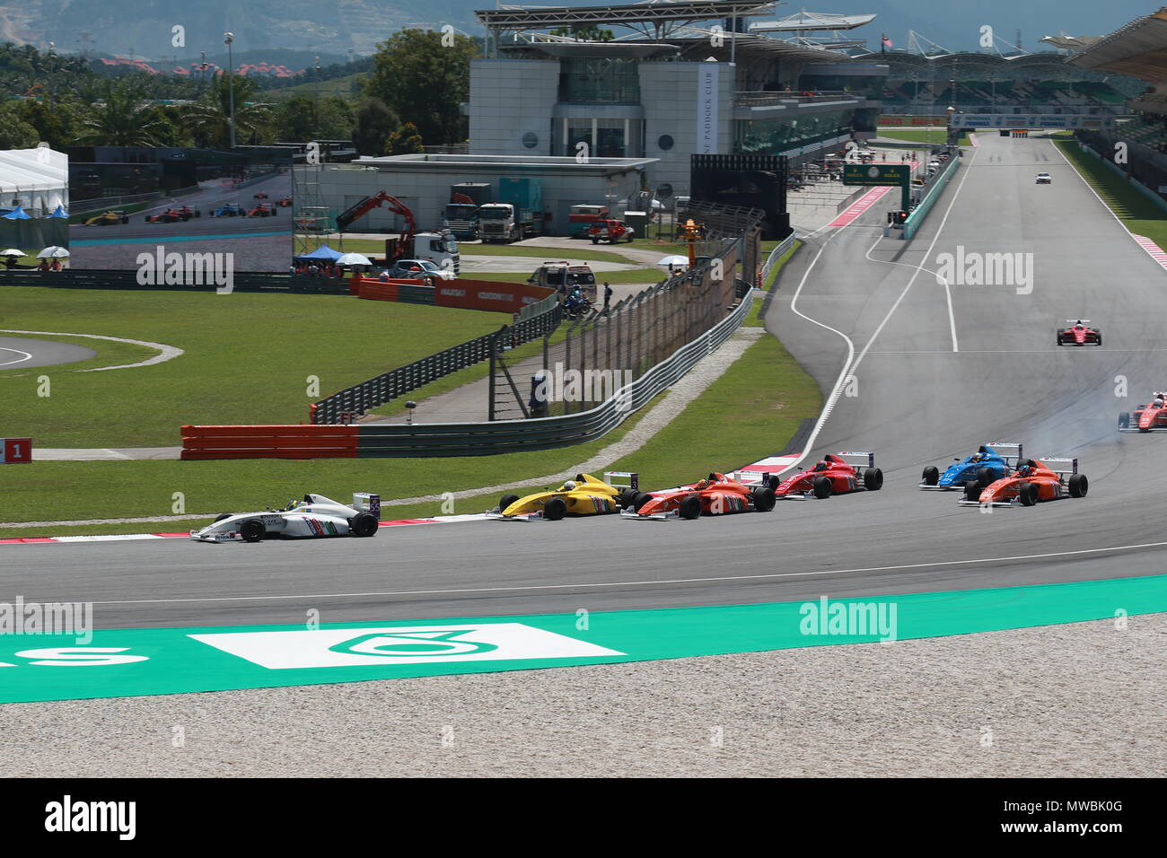 Malaysian Grand Prix: A final race for the Sepang circuit Stock Photo