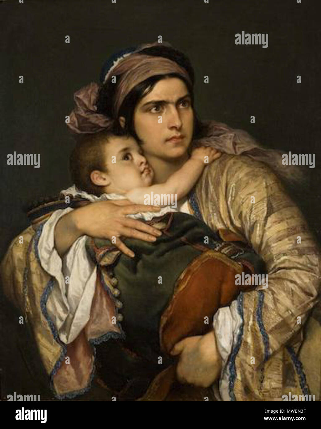 . Greek mother . 1860 253 Greek mother Stock Photo Alamy