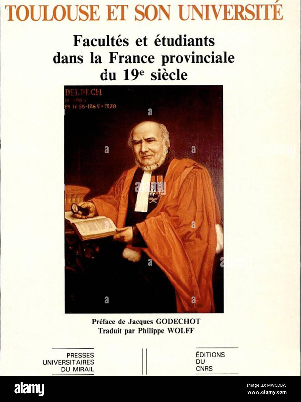 Francais Edouard Delpech 1790 1864 Professeur De Droit Reprise D Une Couverture De Livre Original Faculte De Droit De L Universite De Toulouse Circa 1850 Travail Personnel 178 Edouard Delpech Stock Photo Alamy