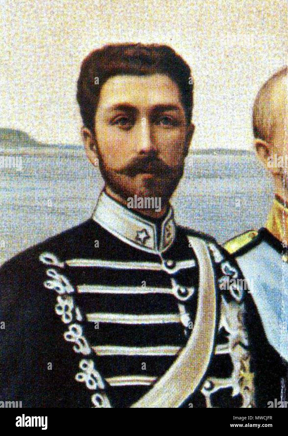. English: Prince Eugen of Sweden and Norway (1865-1947) . 1905. Unknown painter on photo by unknown (published as Åhlén & Holm ) 197 Eugen of Sweden 1905 Stock Photo