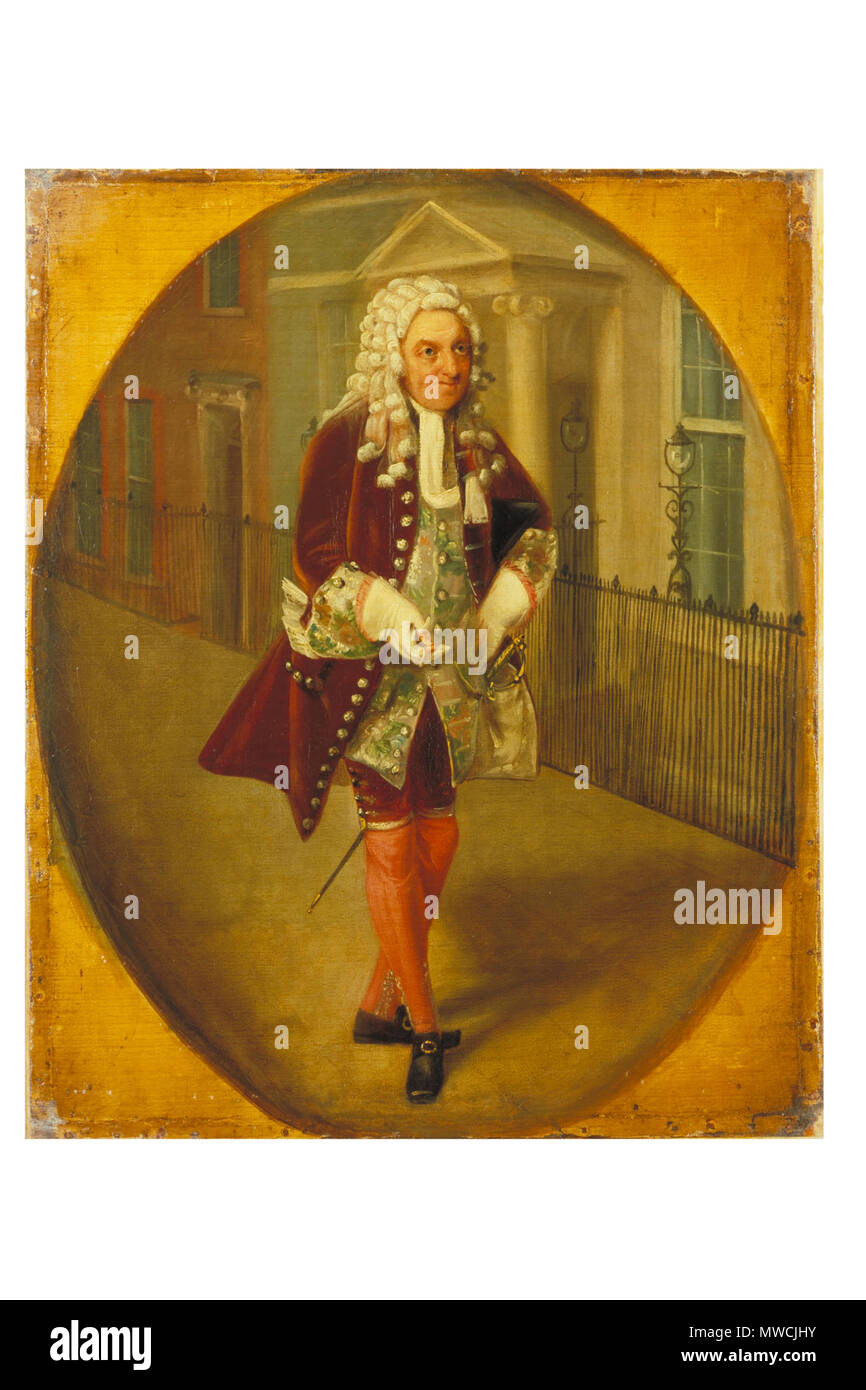 . English: Portrait entitiled 'Richard Suett as Bayes in 'The Rehearsal' by George Villiers, Second Duke of Buckingham.', John Graham,1796. 1796 (made). John Graham, born 1755 - died 1817 (attributed to, painter (artist)) 521 Richard Suett as Bayes in The Rehearsal by George Villiers, 2nd Duke of Buckingham Stock Photo