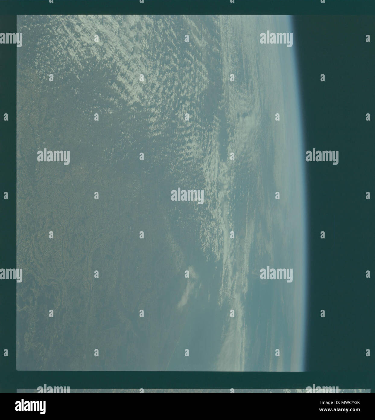 Apollo 9 Earth orbit Stock Photo - Alamy