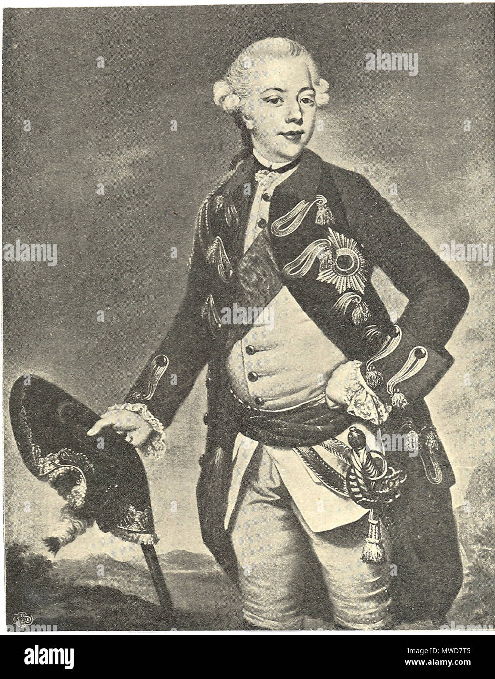 . Deutsch: Wilhelm V. . unbekannter Maler 6 1748 Willem V Stock Photo