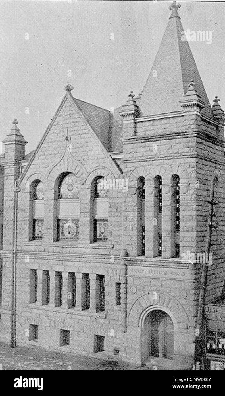 Photo Of First English Lutheran Church Wheeling Wv 1914 - 
